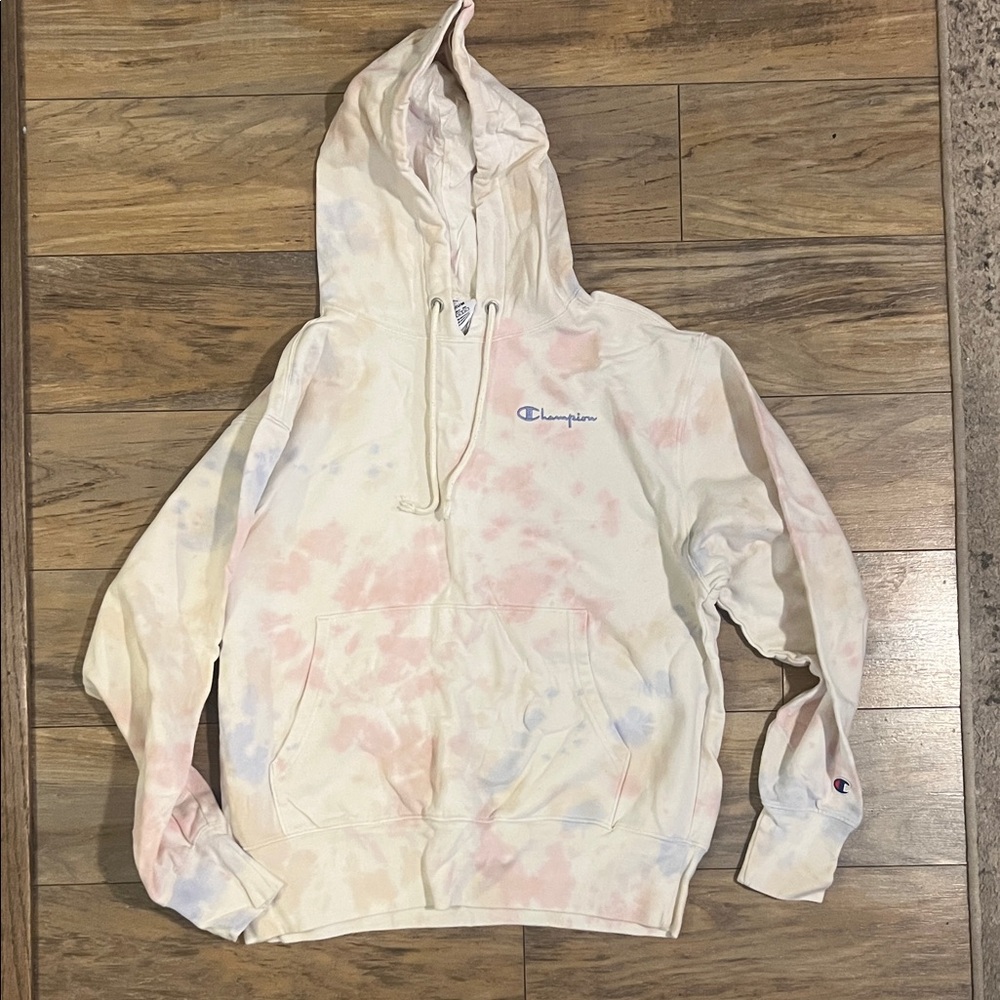 Champion Women's Pastel Tie-Dye Hoodie